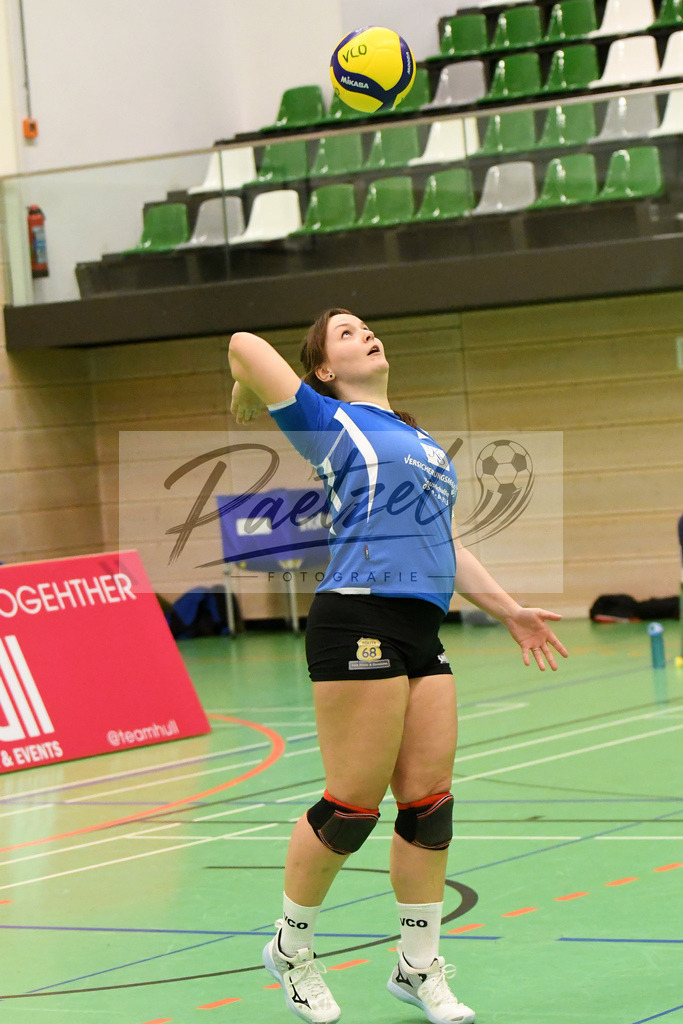 20200208_VCOASC_0070 | Volleyball, Frauen:   waehrend des Spiels der Regionalliga NordWest zwischen VC Osnabrueck und ASC 46 Goettingen in der Schlosswall-Halle am 08.02.2020 in Osnabrueck, Deutschland. - Realisiert mit Pictrs.com