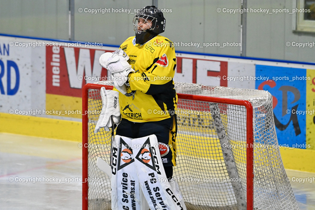 ESC Steindorf vs. EC Hornets Spittal 25.2.2024 | #1 Zauchner Rene EC Hornets Spittal, ESC Steindorf vs. EC Hornets Spittal 25.2.2024, ESC Steindorf vs. EC Hornets Spittal 25.2.2024 am 25.02.2024 in Steindorf (Ossiachersee Halle), Austria, (Photo by Bernd Stefan)