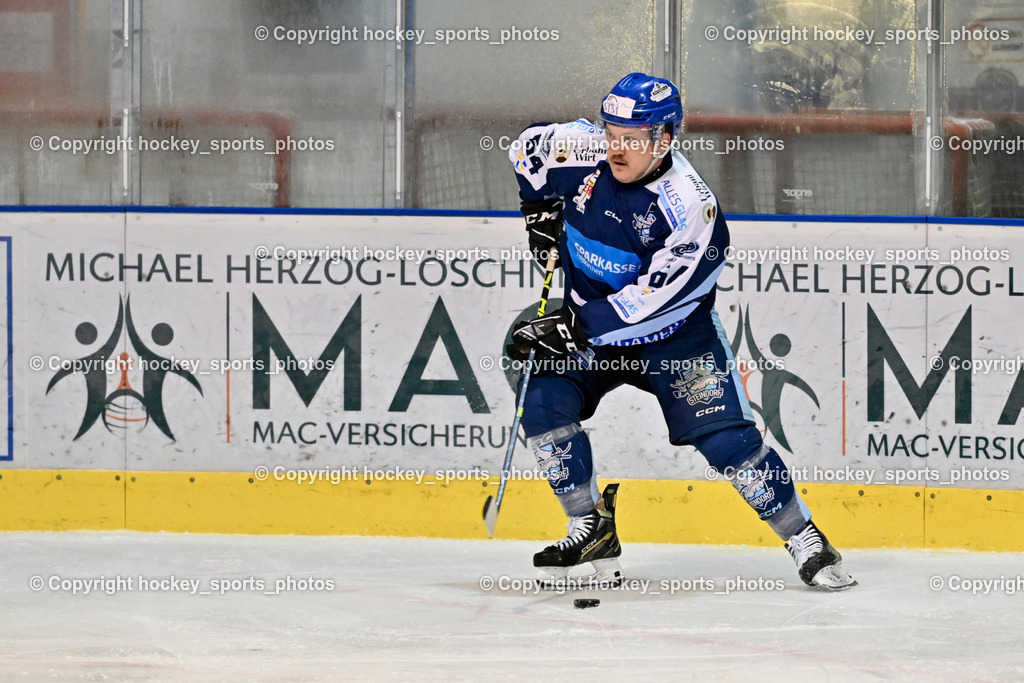 ESC Steindorf vs. ESV Ferlach | #64 Stichauner Fabian ESC Steindorf, ESC Steindorf vs. ESV Ferlach, ESC Steindorf vs. ESV Ferlach am 19.10.2024 in Steindorf (Ossiachersee Halle), Austria, (Photo by Bernd Stefan)