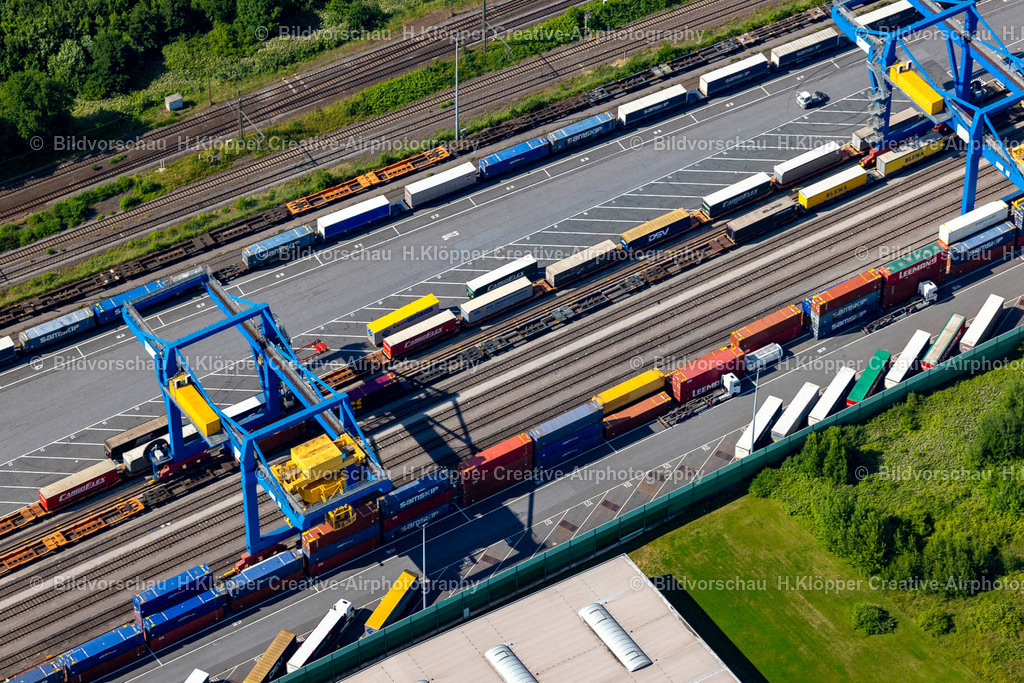 Luftbild Duisburg-4394 | Luftbild Container- Terminal " Samskip Multimodal Rail Terminal " im logport in Duisburg im Bundesland Nordrhein-Westfalen, Deutschland - Realisiert mit Pictrs.com