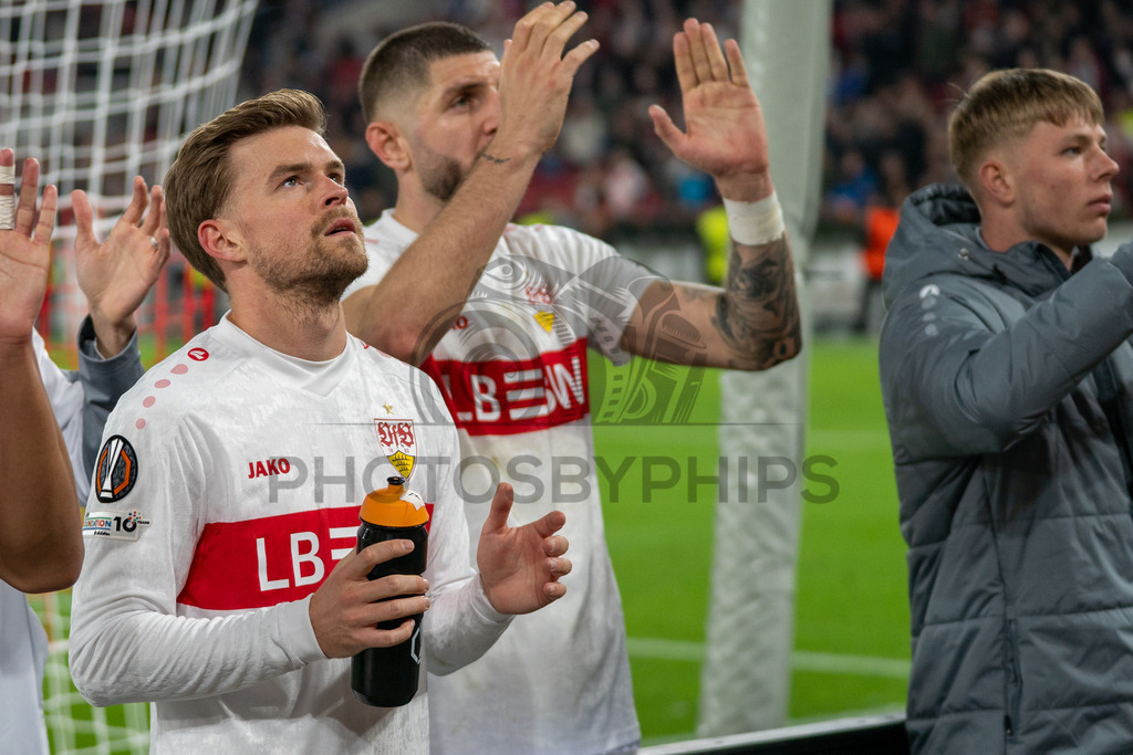 VfB Stuttgart vs. FC Porto, Fussball, Europa League, Achtelfinale, Hinspiel, 12.03.2026 | Maximilian Mittelstaedt (VfB Stuttgart, #07),VfB Stuttgart vs. FC Porto, Fussball, Europa League, Achtelfinale, Hinspiel, 12.03.2026Foto: photosbyphips/Philip Ziegler