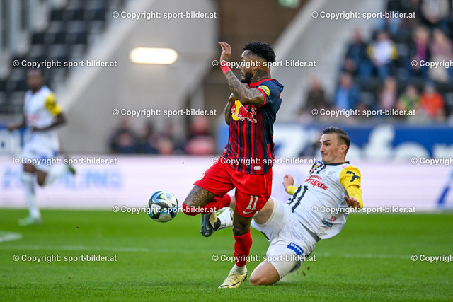 AUT, Admiral Bundesliga, LASK Linz vs FC Red Bull Salzburg | 09.03.2024, Raiffeisen Arena Linz, AUT, Admiral Bundesliga, LASK Linz vs FC Red Bull Salzburg, im Bild Philipp Ziereis (Lask) vs Fernando dos Santos Pedro (RBS)


// Admiral Bundesliga Match between LASK Linz and FC Red Bull Salzburg in Linz, Austria on 2024/03/09
