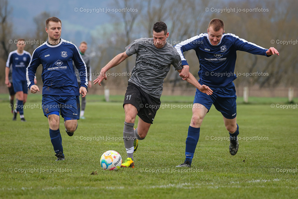Kombach_Wiesenbach (49) | 08.04.2023; Kreisliga B Biedenkopf; Rasenplatz Kombach; FC Kombach - FV Wiesenbach; Ergebnis 4:4 (2:1)