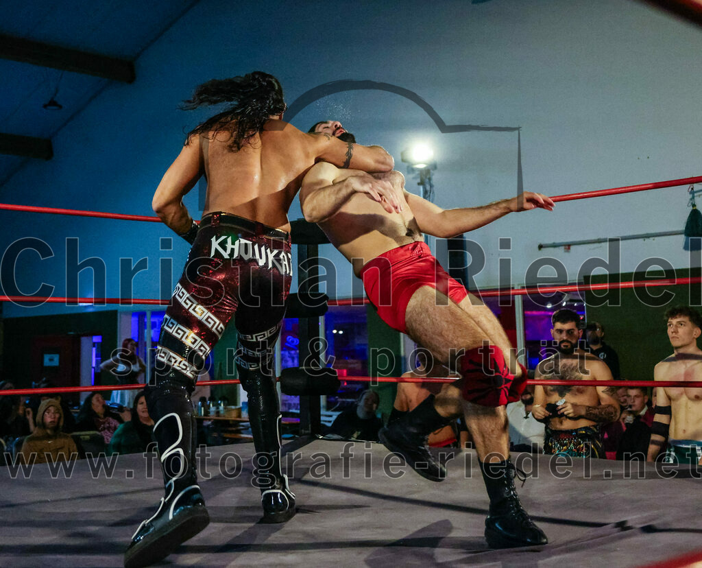 2023-11-11_091_Erding_Wrestlingshow | Erding, Deutschland, 11.11.2023:
Wrestling, Saison 2023, EWS Wrestling ERDING

Foto: Christian Riedel / fotografie-riedel.net