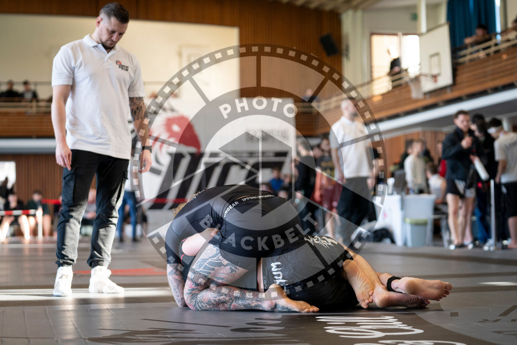 20240309PBB6596 | Fighters compete during the International Luta Livre (ILLCS) Spring Championship in Hannover, Germany, on March 9, 2024.
