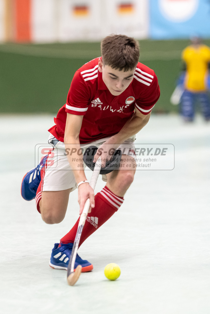 SFE_20230305_0117 | Deutsche Meisterschaft Männliche U16 Halle 2023 am 05.03.2023 in Köln (KTHC Stadion Rot-Weiss Köln Tennis and Hockey Club), Photo: Stephan Fehrmann 2022 (Sports-Gallery)