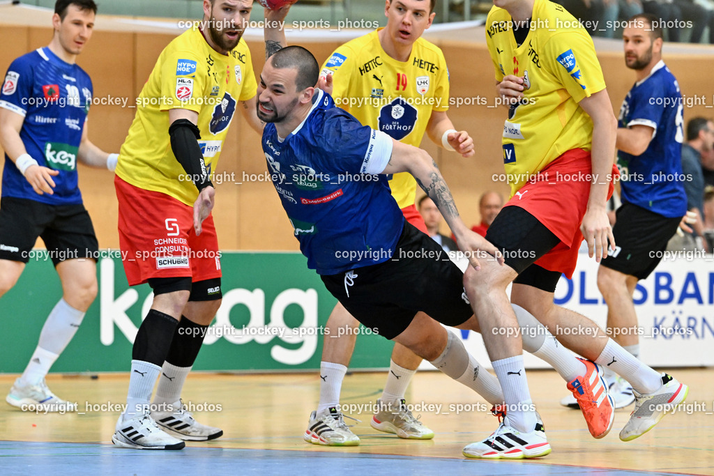 SC Ferlach vs. UHK Krems | #81 MILICEVIC Adrian SC Ferlach, #15 HASECIC Kenan UHK KREMS, #19 Knez Domen UHK KREMS, SC Ferlach vs. UHK Krems, SC Ferlach vs. UHK Krems am 02.05.2026 in Ferlach (Ballspielhalle Ferlach), Austria, (Photo by Bernd Stefan)
