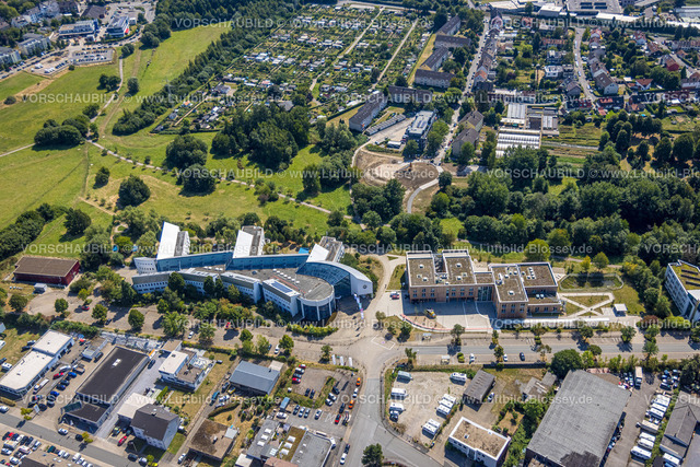 Witten220809048 | Luftbild, Universität Witten / Herdecke mit Neubau Campuserweiterung in Holz-Hybridbauweise, Annen, Witten, Ruhrgebiet, Nordrhein-Westfalen, Deutschland
