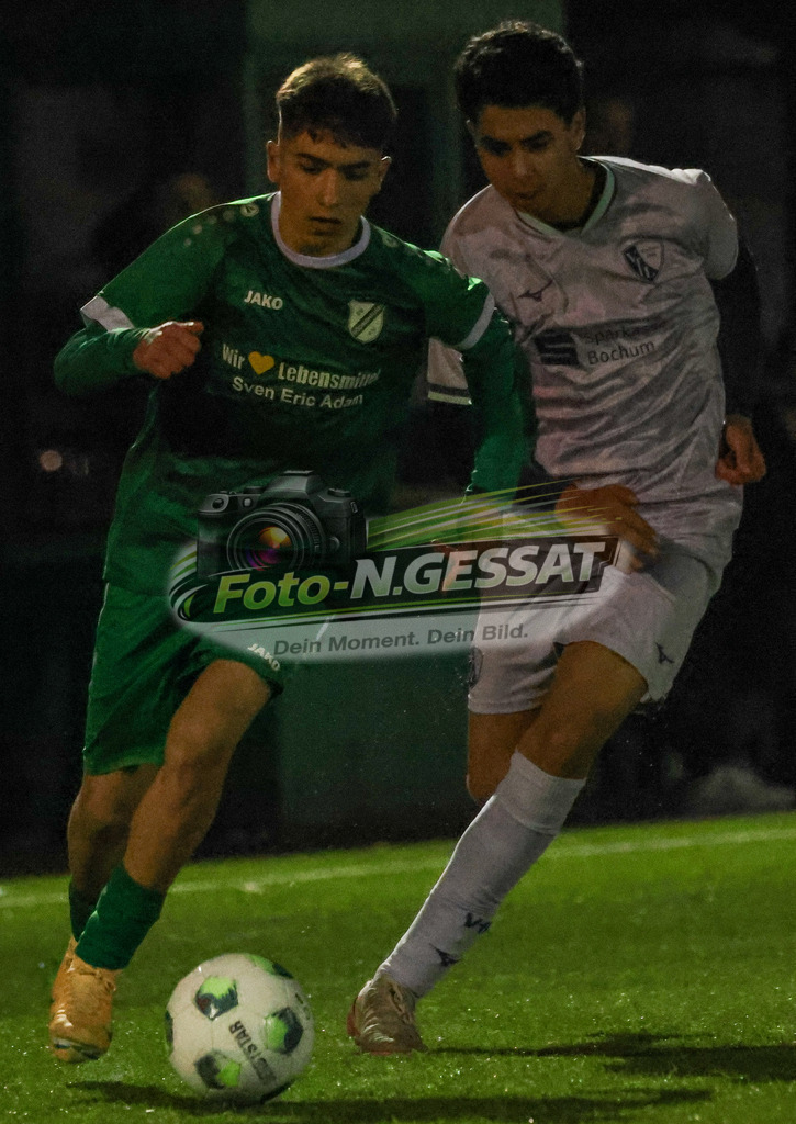 SV Rödinghausen - VfL Bochum | Auf dem Bild zu sehen: grün SV Rödinghausen ; grau VfL BochumSV Rödinghausen, VfL Bochum, Saison 25/26, C-Jugend Westfalenpokal, Deutschland - Realisiert mit Pictrs.com