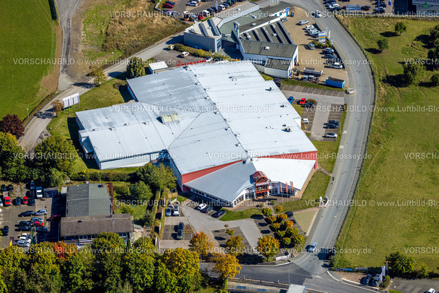 Schmallenberg220903742 | , Luftbild, MÃ¶bel Knappstein GmbH, Schmallenberg, Sauerland, Nordrhein-Westfalen, Deutschland
