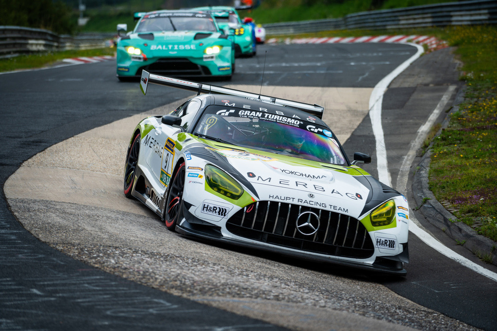 Nürburgring Langstrecken Serie (NLS) | 03.08.2024 Nürburgring Langstrecken Serie (NLS), Nürburgring,Deutschland, Bild: #9 Team ADVAN x HRT, Salman Owega, David Schumacher und Hubert Haupt im  Mercedes AMG GT3 Foto: Robin Huth 2024 - Realisiert mit Pictrs.com