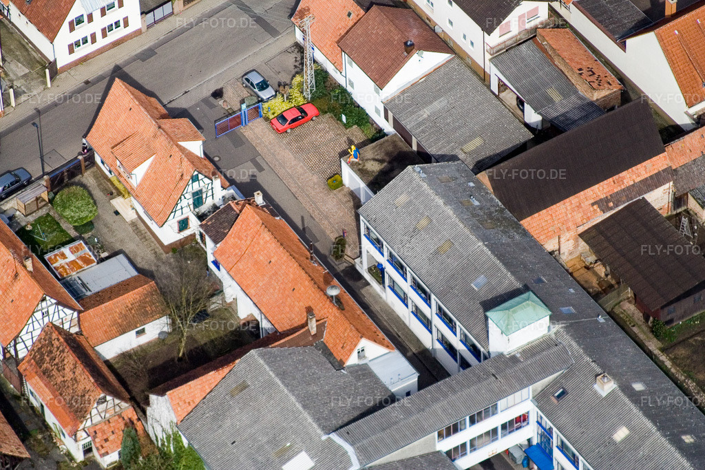 Luftbild: DBK, Rheinstr in Kandel im Bundesland Rheinland-Pfalz in Deutschland. Foto: IMG_9674.jpg vom 15.03.2008 durch Werner Riehm/FLY-FOTO.de
