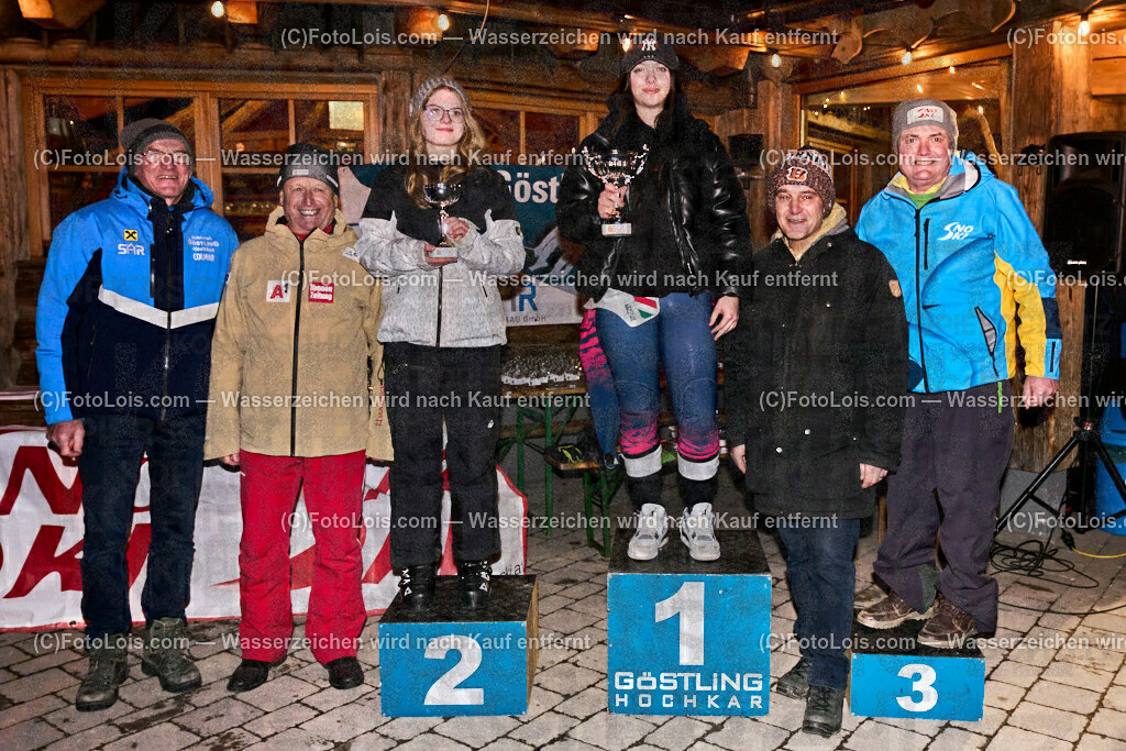 ALP9478_NOe-BetriebsSKI-LM_Siegerehrung | (C)FotoLois.com, Alois Spandl. 51. Niederösterreichische LandesBetriebs-Skimeisterschaften, best of two, Almlift-Piste Hochkar, LSV - Schiclub Göstling-Hochkar, Fr 16. Februar 2024.
