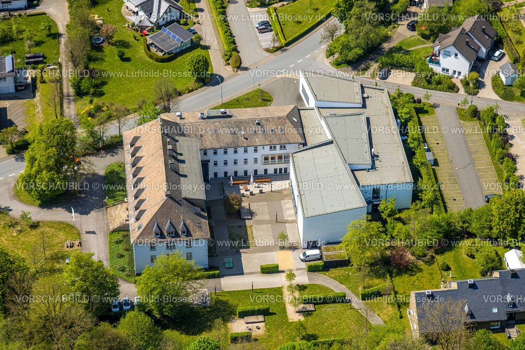 Schmallenberg240505237BadFredeburg | Luftbild, Musikbildungszentrum Südwestfalen Kulturzentrum, Fredeburg, Schmallenberg, Sauerland, Nordrhein-Westfalen, Deutschland