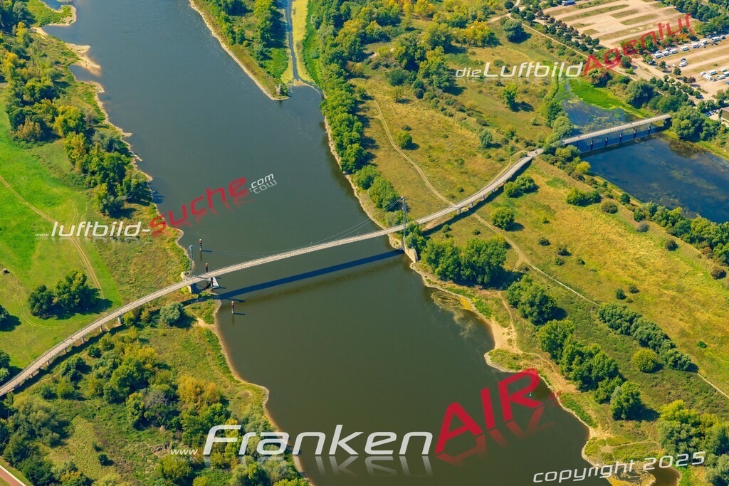 Herrenkrugsteg Magdeburg Bild- Das Luftbild wurde 2025 vom UL-Flugzeug heraus erstellt ( keine Drohne bzw. Drohnenaufnahme ) - Hochauflösende Luftaufnahme -Nicht vergleichbar mit Google Maps oder Satelittenbilder- Die Geschenkidee !Mit Lizenz und Bildrechte bestellbar - CC
