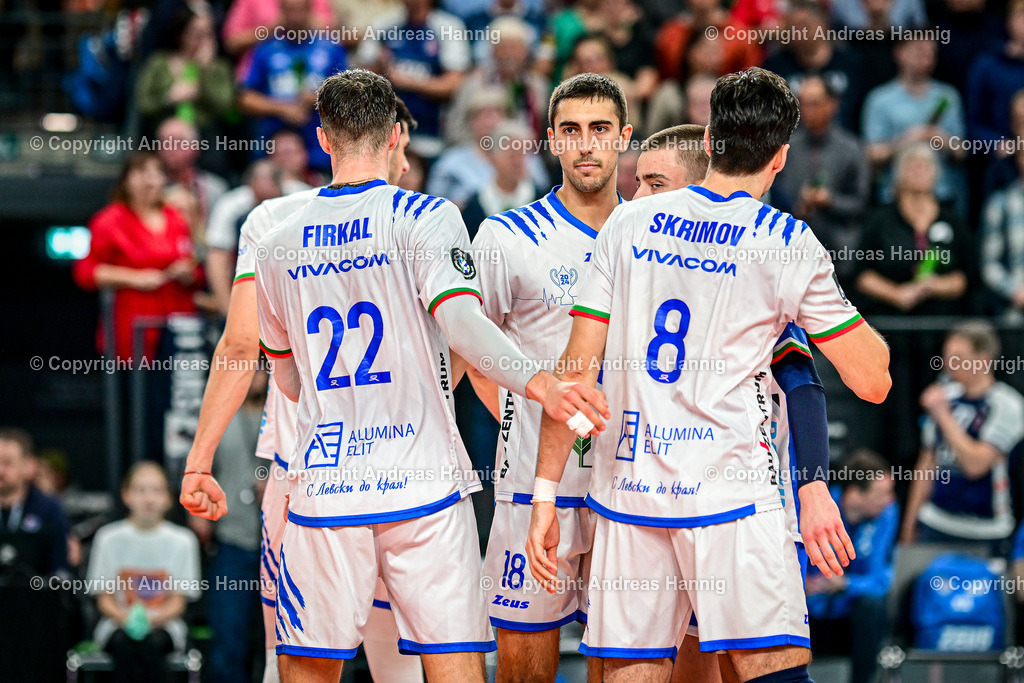 Volleyball I Herren I Saison 2024-2025 I Champions League Volley I 4th Round Leg 4  CLVM 84 I SVG Lüneburg - Levski SOFIA I 18.12.2024 | a-hannig - Realisiert mit Pictrs.com