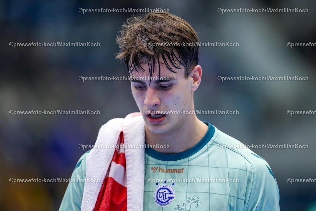 Gum2502250101066 | 25.02.2025, Handball, European League - Hauptrunde Gruppe IV, VfL Gummersbach - MOL Tatabanya KC, Schwalbe-Arena: Julian Köster (GUM #7)