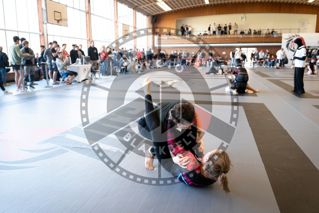 20240309PBB5398 | Fighters compete during the International Luta Livre (ILLCS) Spring Championship in Hannover, Germany, on March 9, 2024.