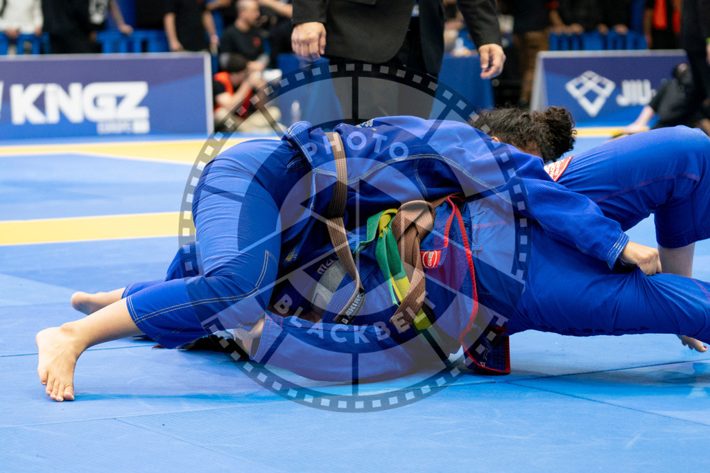 20240124PBB02496 | Fighters compete during the second day of the IBJJF European Championship in Paris, France, on January 24, 2024.