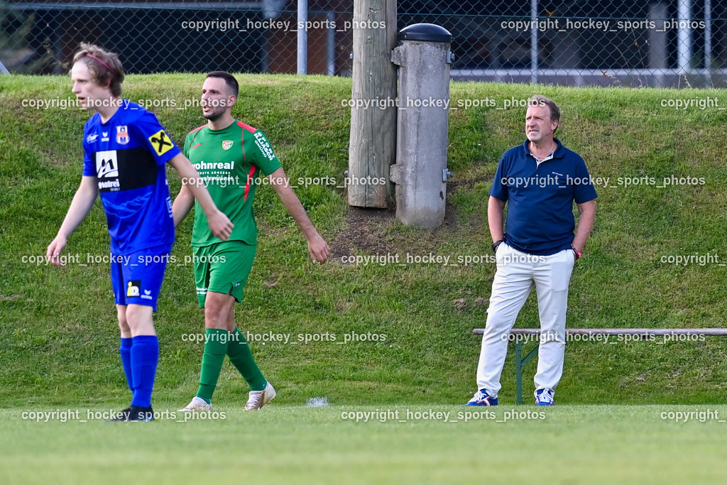 FC Gmünd vs. Union Matrei 19.8.2023 | #23 Nermin Hasancevic, Headcoach Union Matrei Rupert Marko