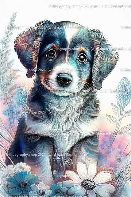 Hund 001 Generated Image | titusgraphy-shop: Geschenkideen mit Qualitätsfotos. titusgraphy-shop: gift ideas with quality photos. titusgraphy-shop: idées cadeaux avec photos de qualité.  - Realisiert mit Pictrs.com