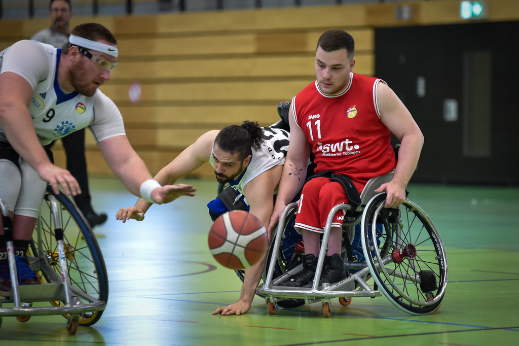 2024-03-17-0507 | #, RSKV Tübingen vs. BG Baskets Hamburg, Rollstuhlbasketball 2. Bundesliga, Saison 2023/24, 17.03.2024
Foto: Eibner-Pressefoto/Ralph Kunze - Realisiert mit Pictrs.com