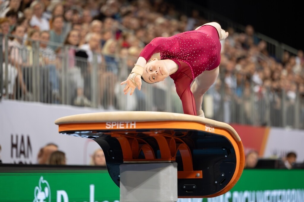 DM Finals 2026; Deutsche Meisterschaft im Gerätturnen 2026, Mehrkampf Frauen | DM Finals 2026; Deutsche Meisterschaft im Gerätturnen 2026, Mehrkampf Frauen***Laura Brakmann am Sprung - Realisiert mit Pictrs.com