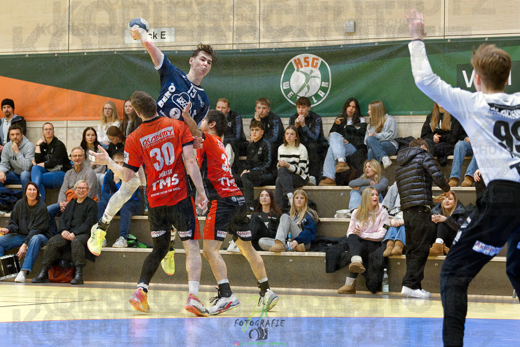 Jugendbundesliga A-Jugend; HSG Dutenhofen/Münchh. - HSG Rodgau Nieder-Roden | Jugendbundesliga A-Jugend; HSG Dutenhofen/Münchh. - HSG Rodgau Nieder-Roden am 07.12.2024 in Dutenhofen (Sporthalle Dutenhofen)Photo © 2024 - Jörg Heinrich - Realisiert mit Pictrs.com