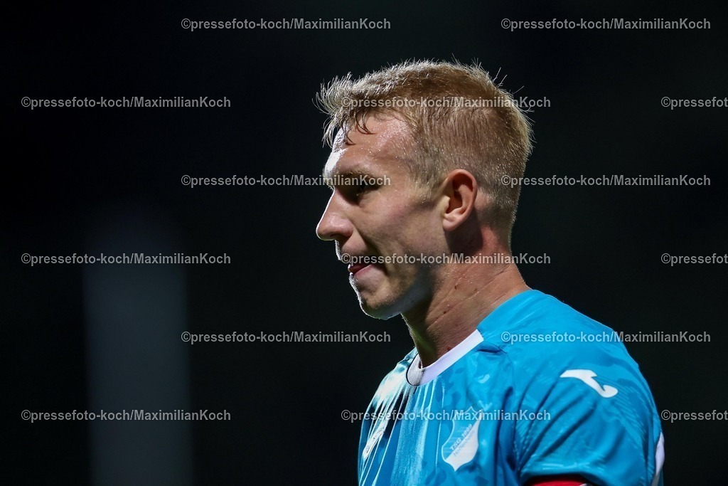 FCVK16092501155 | 16.09.2025, Fußball, FC Viktoria Köln – TSG 1899 Hoffenheim II, 3.Liga, Sportpark Höhenberg, Saison 2025 2026: Valentin Lässig (Hoffenheim II #06)  DFB regulations prohibit any use of photographs as image sequences and or quasi-video.