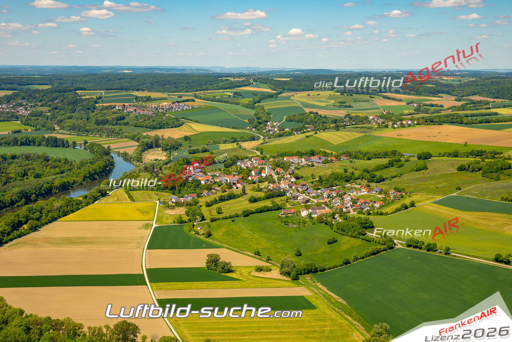 Luftaufnahme Lechsend Marxheim - Die Luftaufnahme wurde 2025 vom UL-Flugzeug heraus erstellt ( keine Drohne ) - Hochauflösende Luftaufnahme - für professionelle Ausdrucke geeignet. Die Geschenkidee !Mit Lizenz und Bildrechte bestellbar