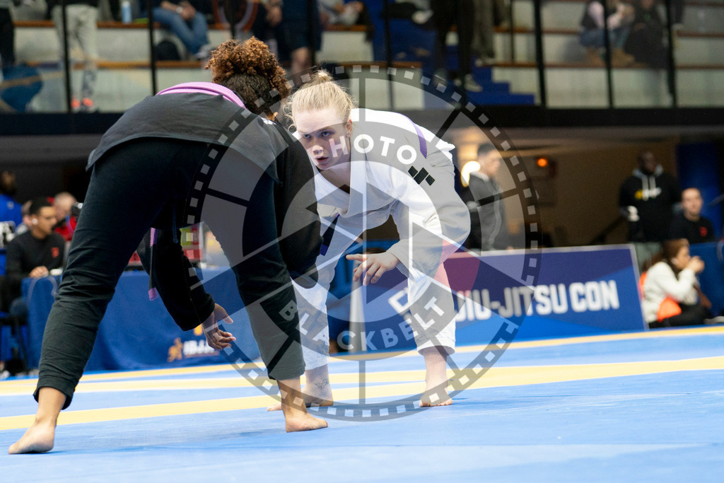 20240124PBB04599 | Fighters compete during the second day of the IBJJF European Championship in Paris, France, on January 24, 2024.