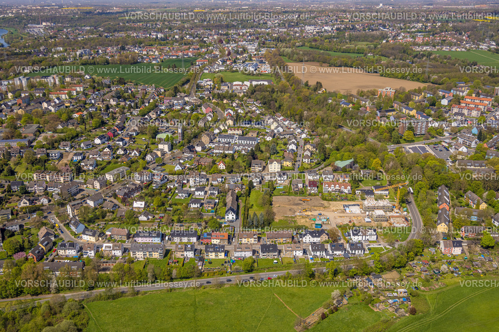 Hattingen230406858 | Luftbild, Ortsansicht, Baustelle Im Westenfeld, Baak, Hattingen, Ruhrgebiet, Nordrhein-Westfalen, Deutschland