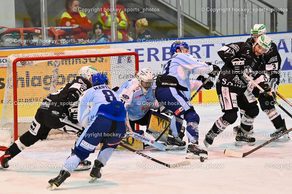 ESC Steindorf vs. SC Hohenems 11.3.2023 | #8 Martinz Christof, #31 Steiner Paul, #33 Wiedergut Andreas, #76 Fritz Lukas
