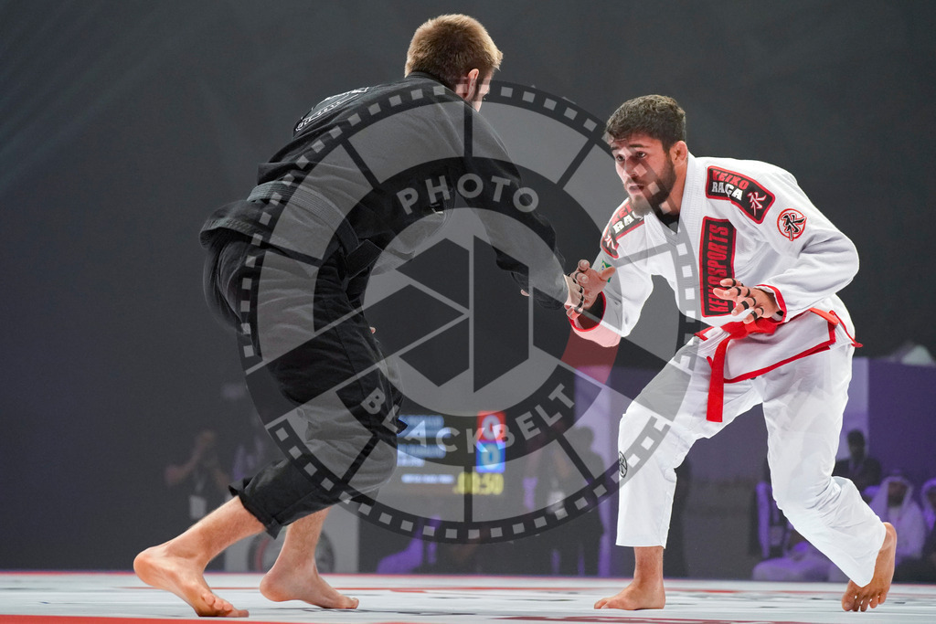 20231110PBB2006 | Fighters compete during the AJP World Professional Championship blackbelt finals in the Mubadala Arena in Abu Dhabi, Arab United Emirates, on November 10, 2023.