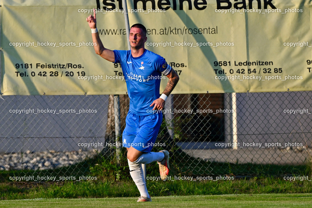 SV St.Jakob vs. SAK | #24 Zoran Vukovic SAK, SV St.Jakob vs. SAK, SV St.Jakob vs. SAK am 23.08.2024 in St. Jakob im Rosenthal (Sportplatz St. Jakob), Austria, (Photo by Bernd Stefan)