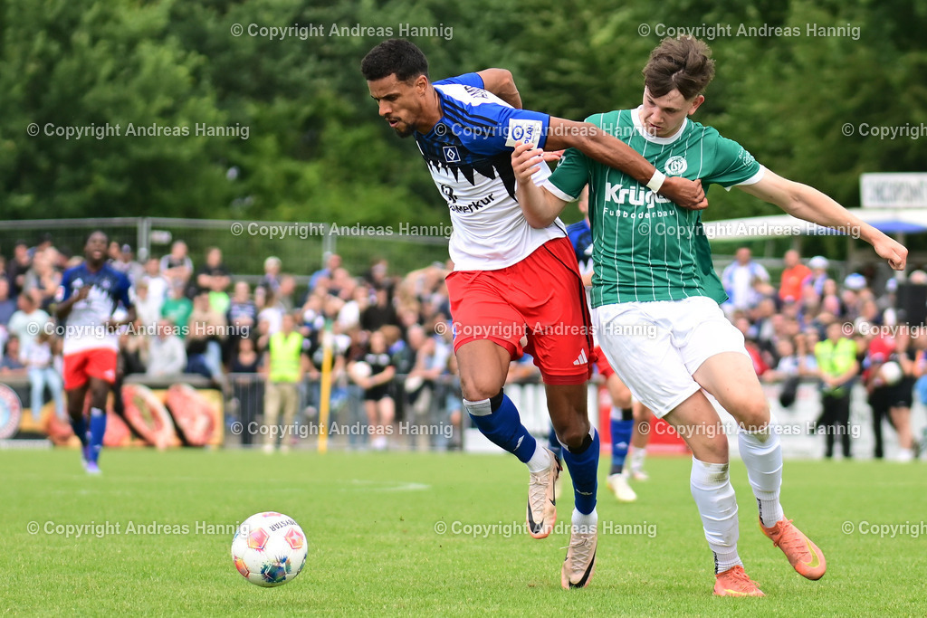 Fußball I Herren I Testspiel  I TSV Elstorf - Hamburger SV I 5.7.2025 | a-hannig - Realisiert mit Pictrs.com