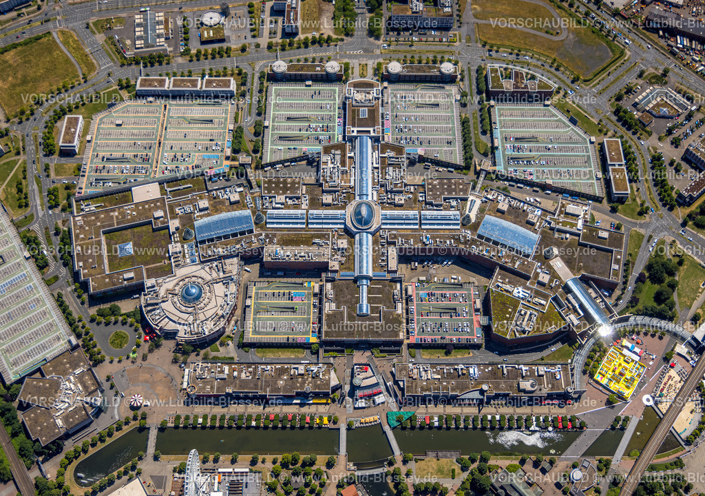 Oberhausen230704681 | Luftbild, Westfield Centro Einkaufszentrum, Neue Mitte, Borbeck, Oberhausen, Ruhrgebiet, Nordrhein-Westfalen, Deutschland