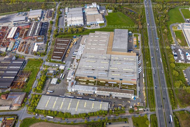 Hamm230405149 | Luftbild, Gewerbegebiet Auf den Kämpen, Claas Parts Logistics Center, Uentrop, Hamm, Ruhrgebiet, Nordrhein-Westfalen, Deutschland