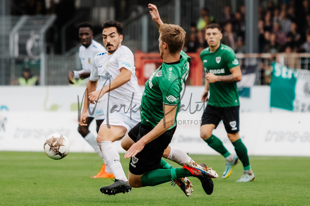 Regionalliga West, Saison 2022/2023, 13. Spieltag: SC Preußen Münster - 1. FC Düren | Regionalliga West, Saison 2022/2023, 13. Spieltag: SC Preußen Münster - 1. FC Düren am 22.10.2022 in Münster (Preußenstadion), Deutschland, Foto: sportfotografie.ms | Markus Paletta - Realisiert mit Pictrs.com