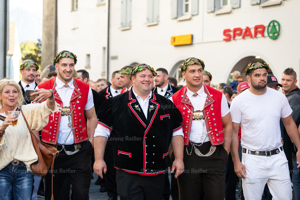 Schwingen -  ESAF Empfang Schwingerkönig 2025 | Maienfeld, 3.9.25, Schwingen - ESAF Empfang Schwingerkönig.