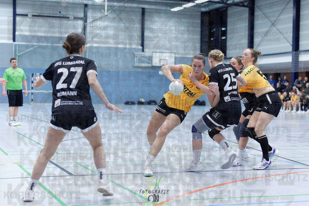 Handball Frauen Oberliga Mitte, HSG Eibelshausen/Ewersbach - HSG Lumdatal | Handball Frauen Oberliga Mitte, HSG Eibelshausen/Ewersbach - HSG Lumdatal am 21.02.2026 in Dietzhölztal-Steinbrücken (Sporthalle am Hammerweiher)Photo © 2026 - Jörg Heinrich - Realisiert mit Pictrs.com