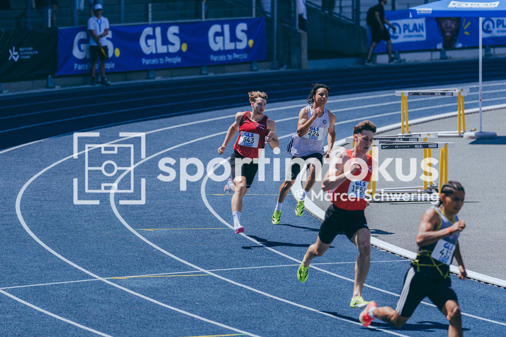 Deutsche Meisterschaften U20 / U16 2026 | Linus David Wörth, LG Seligenstadt, 543, 400 Meter Hürden, Deutsche Meisterschaften der U20 &amp; U16 2026, Lohrheidestadion Bochum-Wattenscheid, 11.07.2026. Foto: Marcel Schwering / sportimfokus - Realisiert mit Pictrs.com
