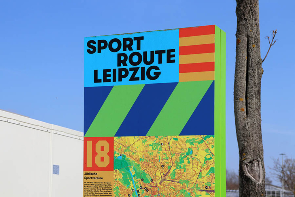 Sportroute Leipzig - Station 18: Jüdische Sportvereine (Delitzscher Straße 133) | Entdecke über 20 Kategorien Leipzig-Motive: Foto-Downloads, hochwertige Poster, Leinwand- & Fine-Art-Prints. Jetzt Lieblingsfoto im Bildlexikon Leipzig Shop bestellen!