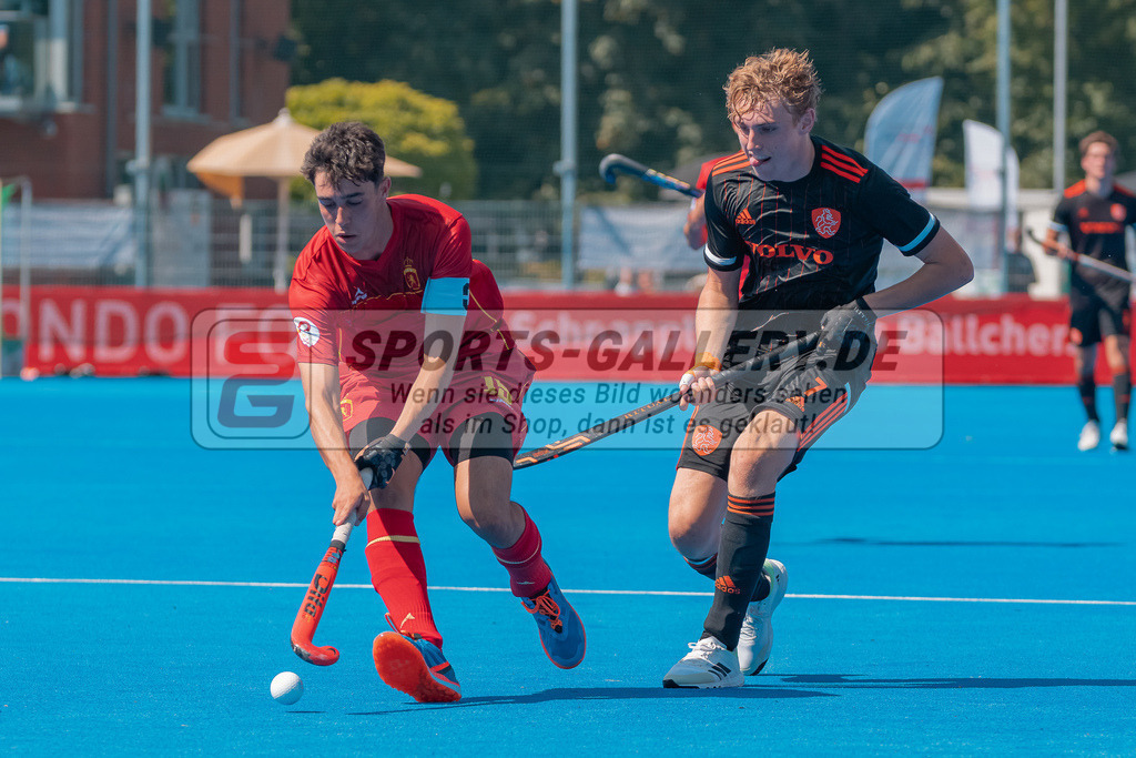 HK_20230711_101230 | Euro Hockey MU18 Spain vs Netherlands Championship Girls &amp; Boys am 11.7.2023 CHTC , Krefeld ,