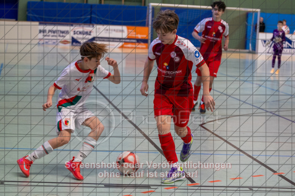20251213_103812_0101 | FC Augsburg - SGM Do/Rei U1427. internationaler Prinzing Junior Cup in der Donzdorfer Lautertalhalle - 13.12.2025,Foto: PhotoPeet-Sportfotografie/Peter Harich