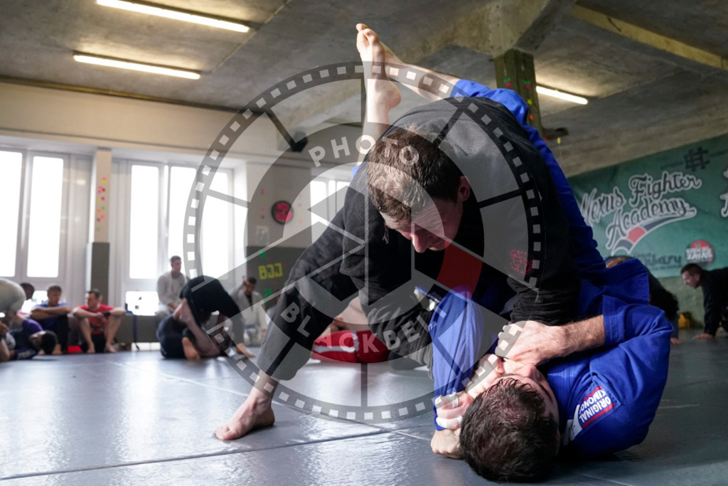 20240413PBB7001 | Fighters compete during the Grapplethon 24hours of rolling for a reason in Hamburg, Germany, on April 13, 2024.