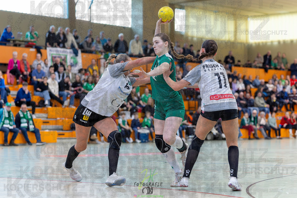 Jugendbundesliga wJA, Pokalrunde, HSG Kleenheim/Langgöns - Frisch Auf Göppingen | Jugendbundesliga wJA, Pokalrunde, HSG Kleenheim/Langgöns - Frisch Auf Göppingen am 28.02.2026 in Oberkleen (Weidig-Halle)Photo © 2026 - Jörg Heinrich - Realisiert mit Pictrs.com