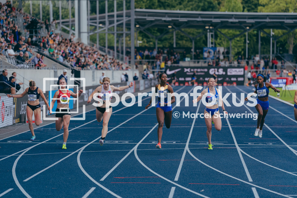 Deutsche Meisterschaften der Frauen und Männer 2026 | 200-Meter-Lauf, Finale, Deutsche Meisterschaften der Frauen und Männer 2026, Lohrheidestadion Bochum-Wattenscheid, 26.07.2026. Foto: Marcel Schwering / sportimfokus - Realisiert mit Pictrs.com