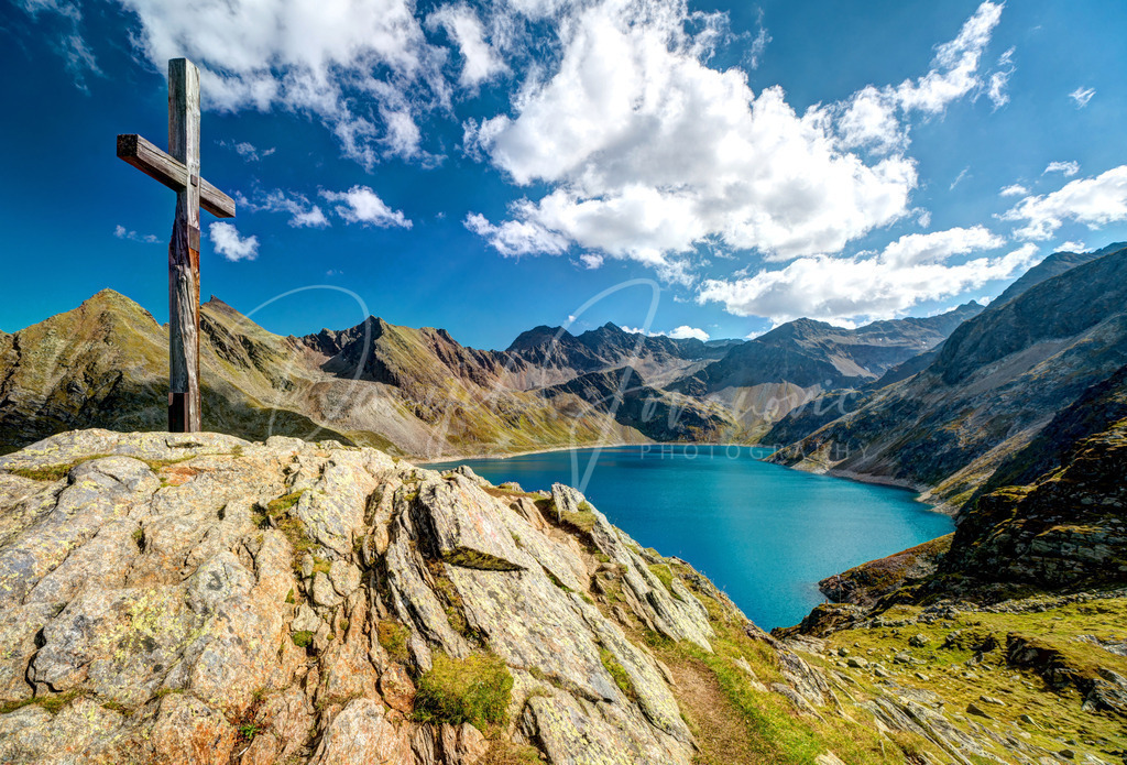 Kühtai | Blick auf den Finstertalstausee