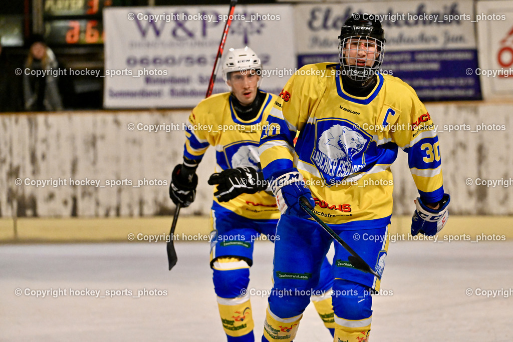 ELV Zauchen vs. EC Tigers Paternion  | #30 Müller Samuel ELV Zauchen, ELV Zauchen vs. EC Tigers Paternion , ELV Zauchen vs. EC Tigers Paternion  am 02.01.2025 in Eisoval Zauchen (Stadthalle Villach), Austria, (Photo by Bernd Stefan)